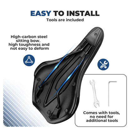 ROCKBROS Bike Saddle – Comfort Redefined for Long Rides!