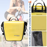 ROCKBROS 100% waterproof fietsdragertas 10-12l voor alle weersomstandigheden