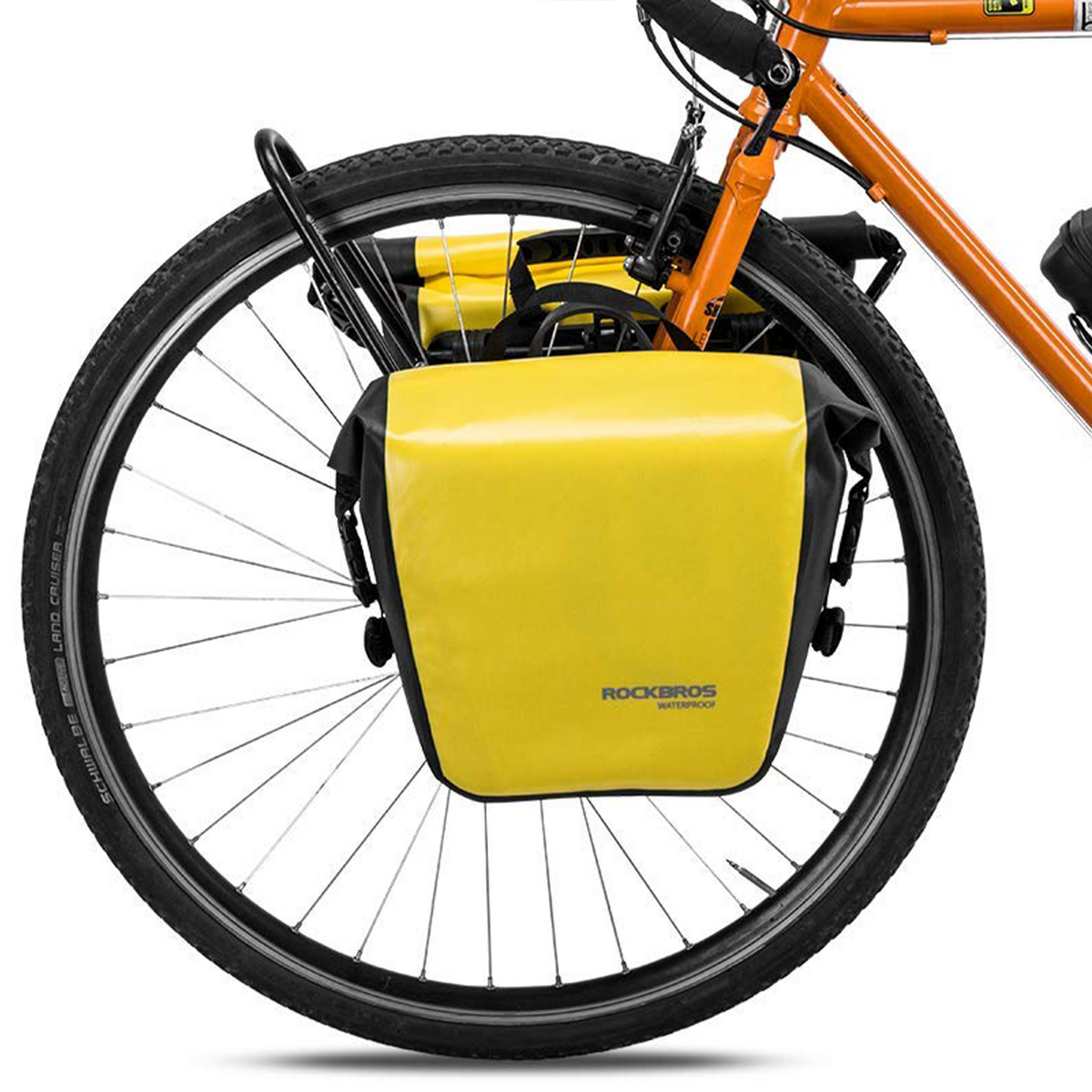 ROCKBROS 100% waterproof fietsdragertas 10-12l voor alle weersomstandigheden