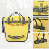 ROCKBROS 100% waterproof fietsdragertas 10-12l voor alle weersomstandigheden