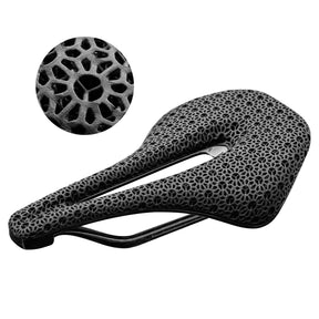 3D-geprint fietszadel met honingraatstructuur