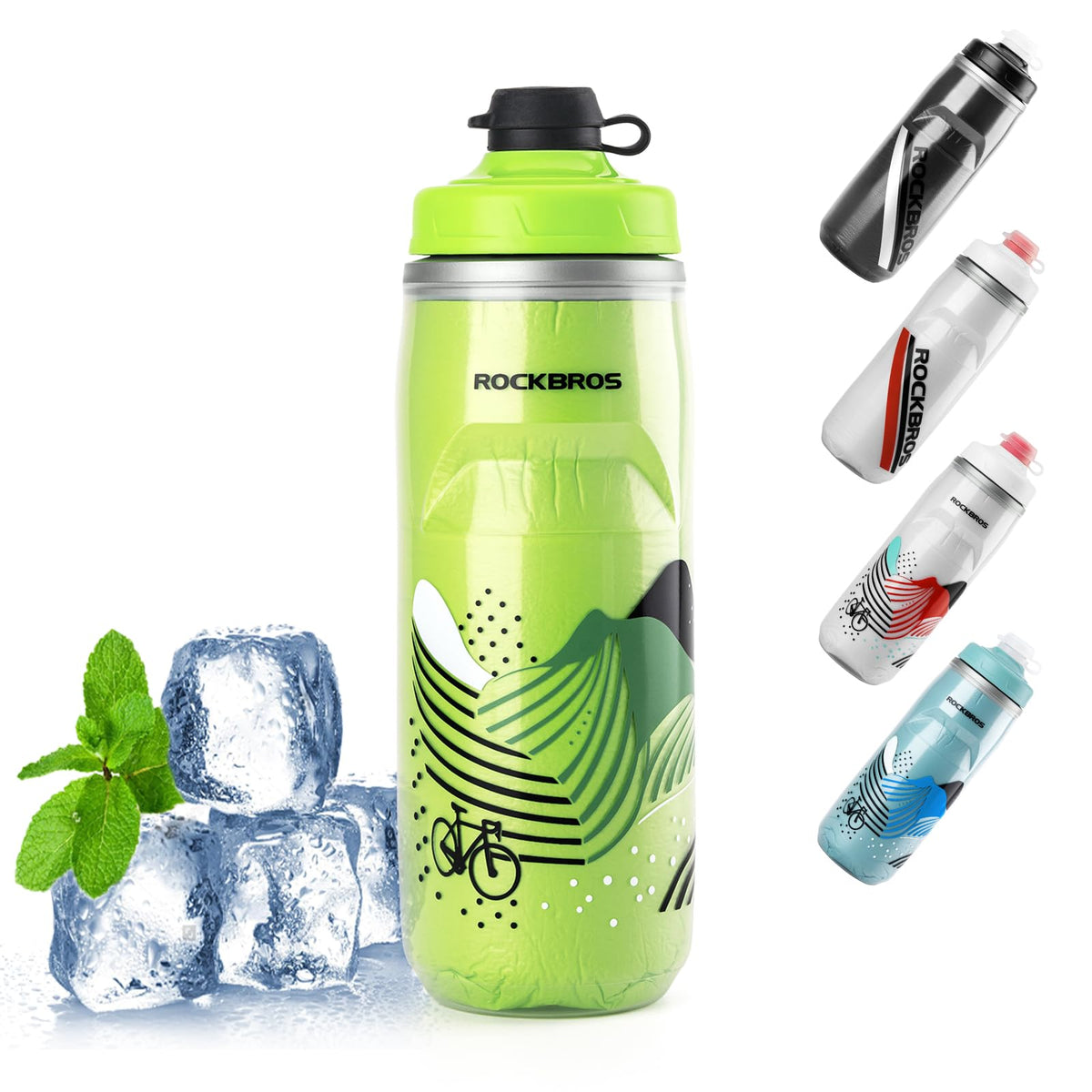 Geïsoleerde lekvrije fiets bidon 620 ml