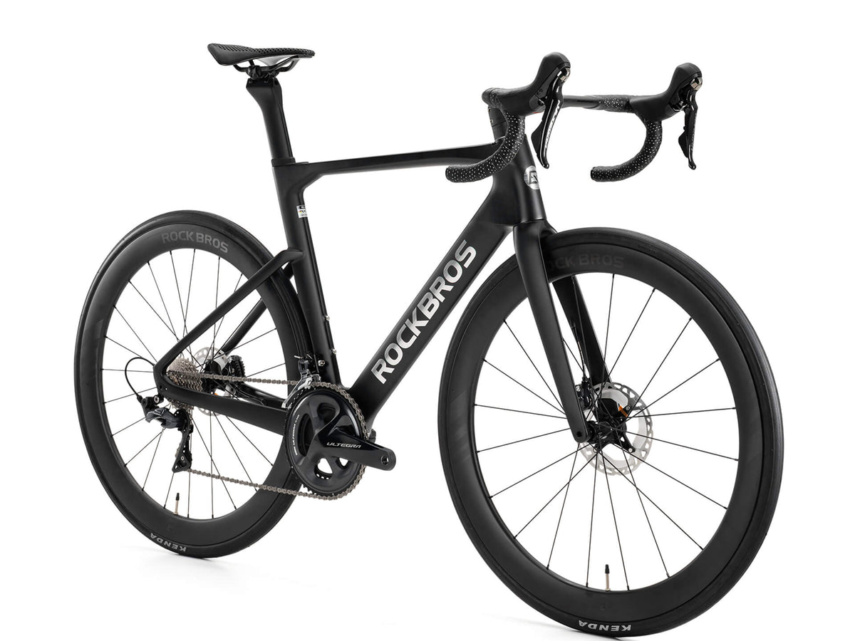 ROCKBROS Aero Rennräder PGZ RH 1.5 Mattschwarz Seitenansicht