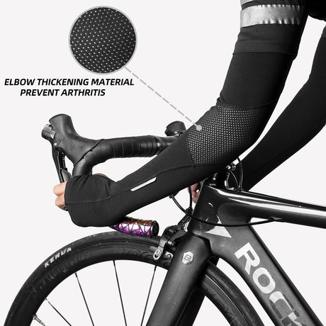Elastische fietsarmstukken met zonbescherming