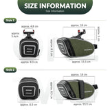 Compacte fietszadeltas 0,45 L
