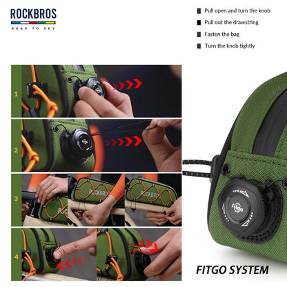 ROCKBROS road-to-sky reflecterende bovenbuistas voor fiets 0,7 l