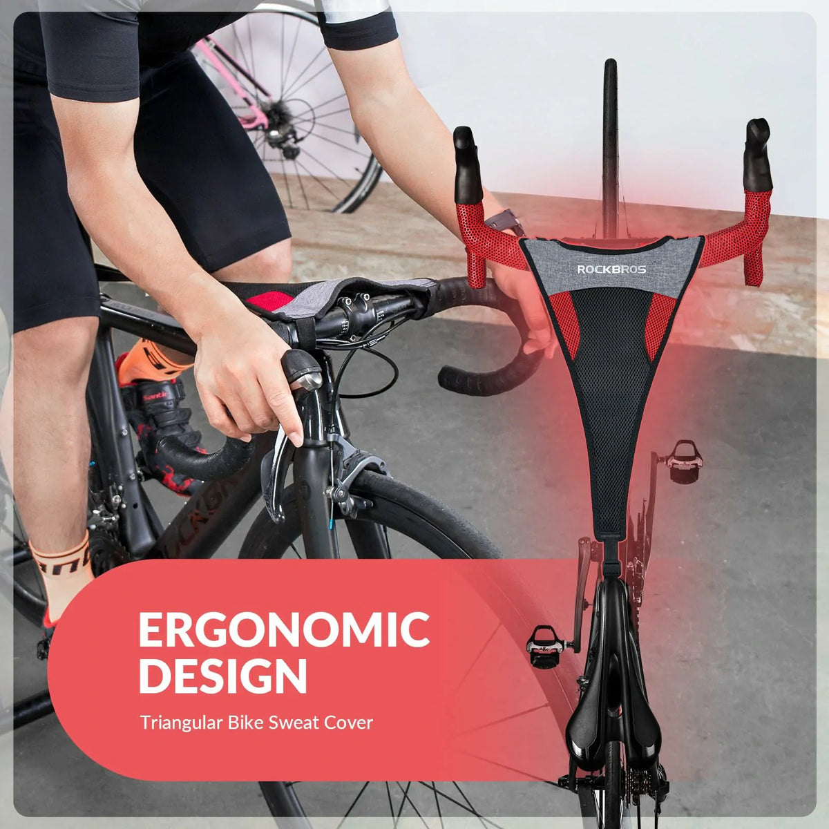 Zweetvanger voor indoor fietstraining D23