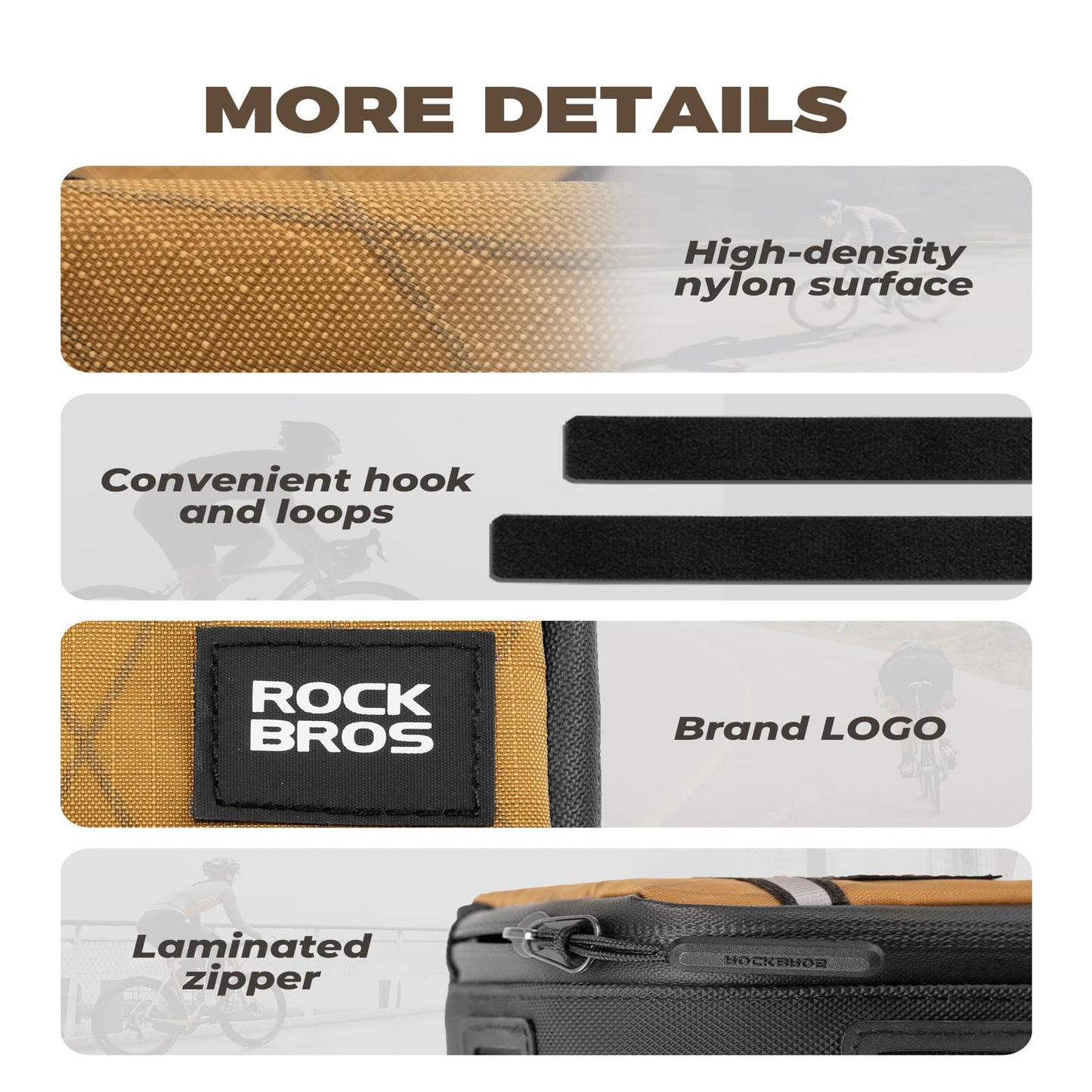 ROCKBROS Triangle Frame Bag – Compact Storage for Folding Bikes!