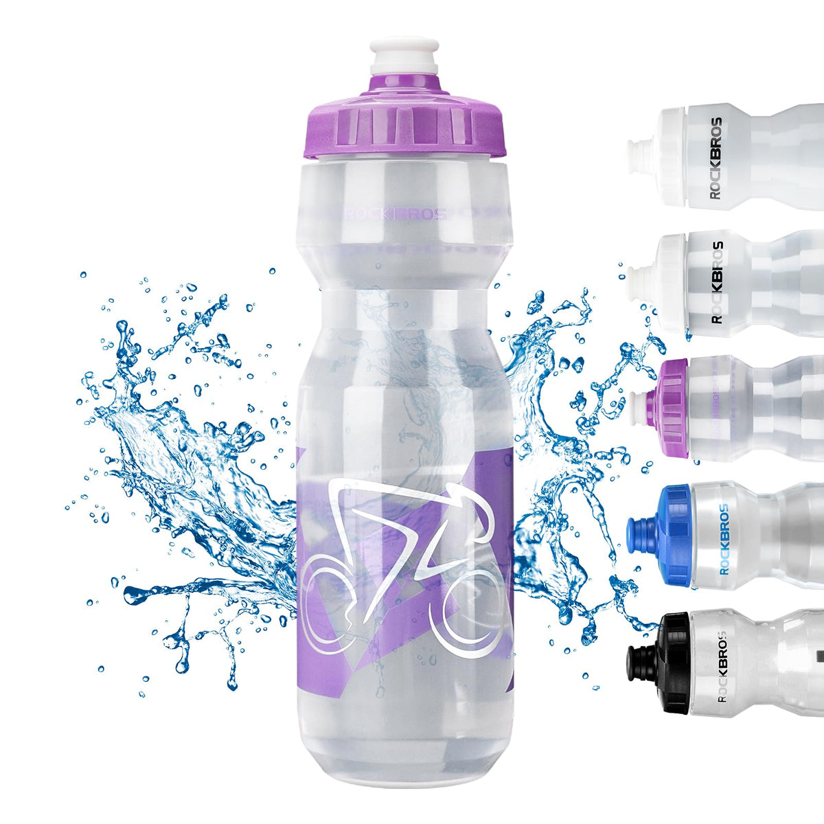 Fiets bidon 750 ml van BPA-vrij PP5