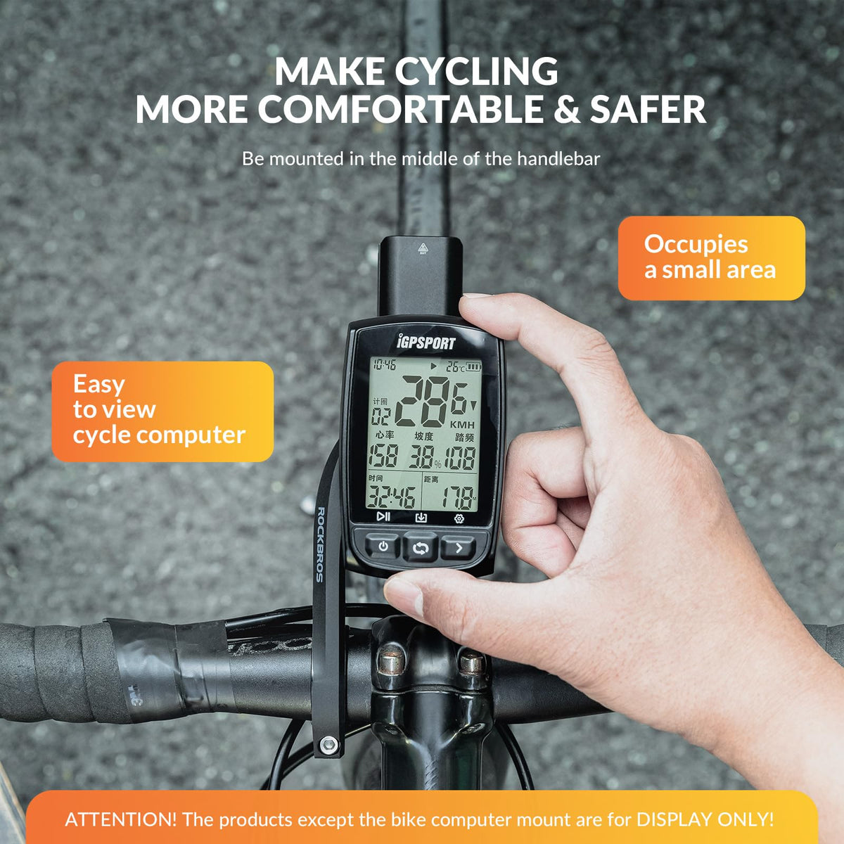 Fietscomputerhouder voor Garmin en iGPSPORT
