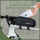 ROCKBROS hard shell bovenbuis fietstas zijrits georganiseerde opslag 1,1l