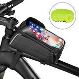 Fietstelefoontas voor het frame met touchscreen