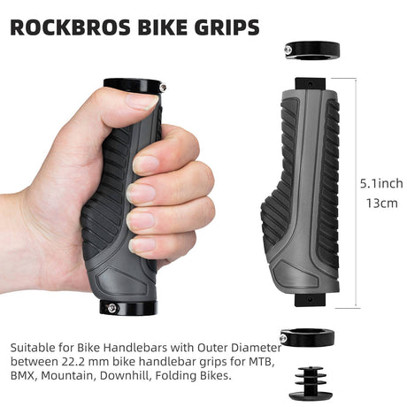 ROCKBROS mtb fietshandvatten met rubber en dubbel lock