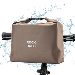ROCKBROS verstelbare waterdichte stuurtas met mandvorm