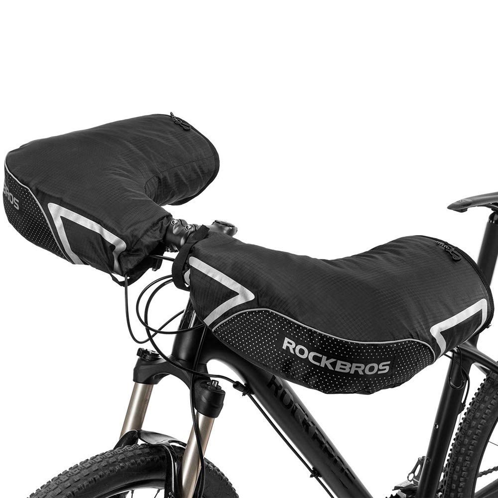 Thermische stuurmoffen voor fietsen met uitneembare fleece