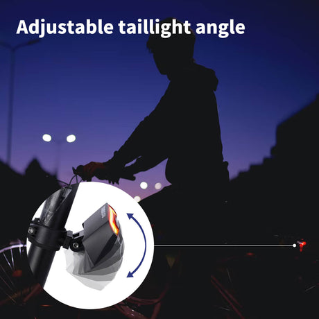 ROCKBROS fiets laser achterlicht rijstrookmarkering