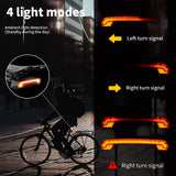 ROCKBROS fiets laser achterlicht rijstrookmarkering