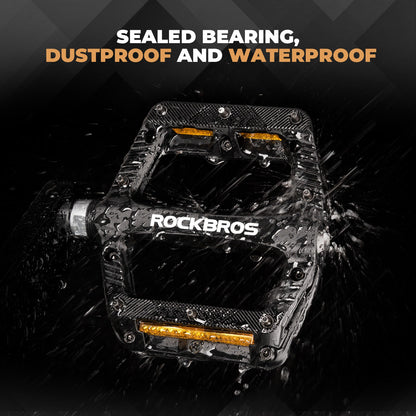 ROCKBROS Bike Pedals Aluminium Alloy 9/16 inch - BP2501 - ROCKBROS-UK