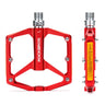 Lichte aluminium platformpedalen met reflectoren
