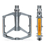 Lichte aluminium platformpedalen met reflectoren