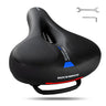 #blauw ROCKBROS breed comfort fietszadel met reflectie en zachte memory foam
