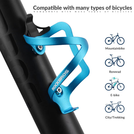 Aluminium bidonhouder voor fiets