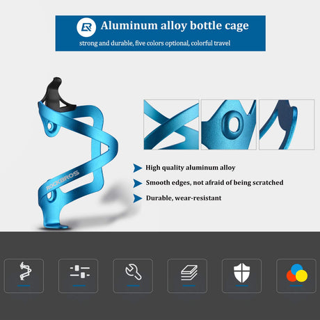 Aluminium bidonhouder voor fiets