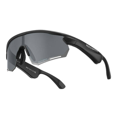 ROCKBROS bluetooth zonnebril met gepolariseerde tac-lenzen#kleur_zwart
