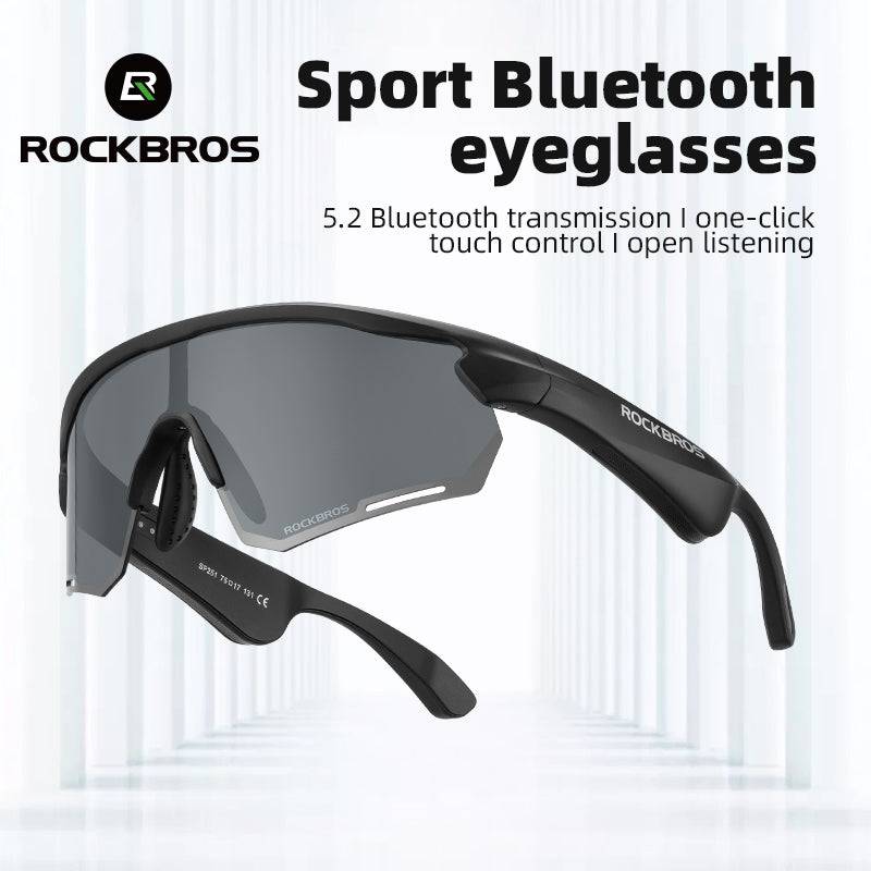 ROCKBROS bluetooth zonnebril met gepolariseerde tac-lenzen