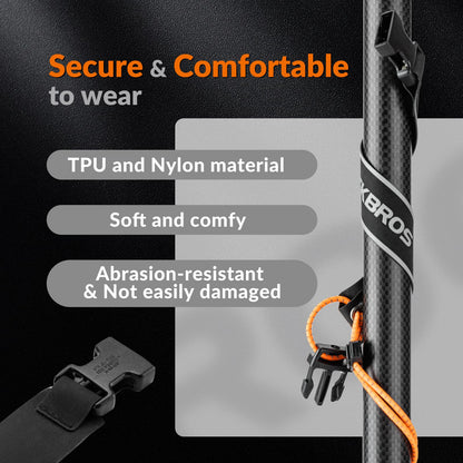 ROCKBROS Camping Pant Leg Straps Riding Ankle Strap Adjustable & Reflective