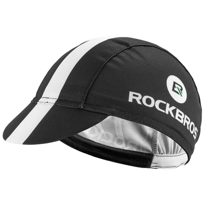 ROCKBROS Cycle Cap Motorcycle Helmet Liner Caps Cycling UV Protection #Color_Black White
