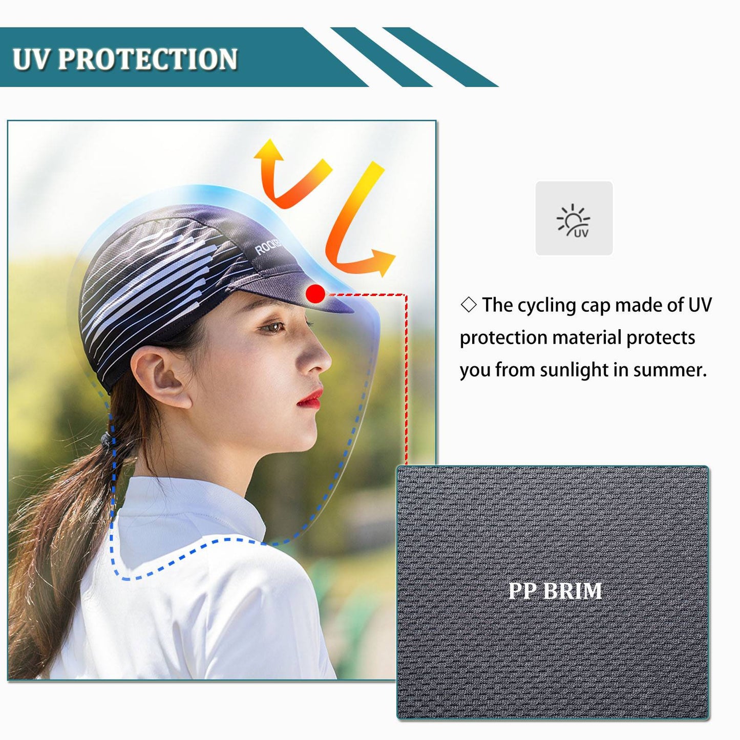 ROCKBROS Cycle Cap Motorcycle Helmet Liner Caps Cycling UV Protection