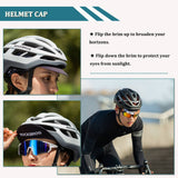 Lichte fietsmuts UPF 50+ voor onder helm