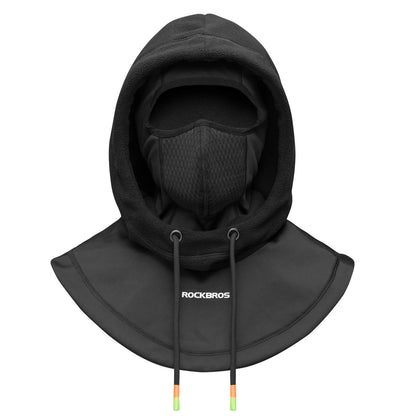 ROCKBROS Cycling Balaclava Windproof Warm Breathable for Men and Women #Style_Black02