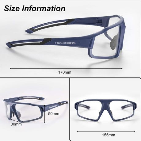 ROCKBROS fotochromische fietsbril uv400 sportbril#kleur_blauw