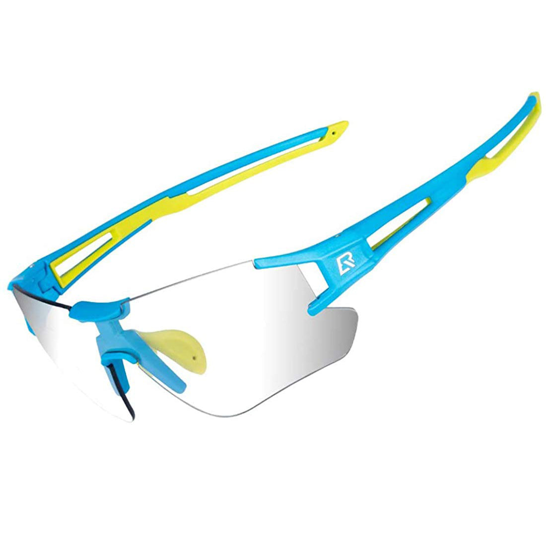 ROCKBROS randloze fotochromische fietsbril uv400#kleur_blauw groen