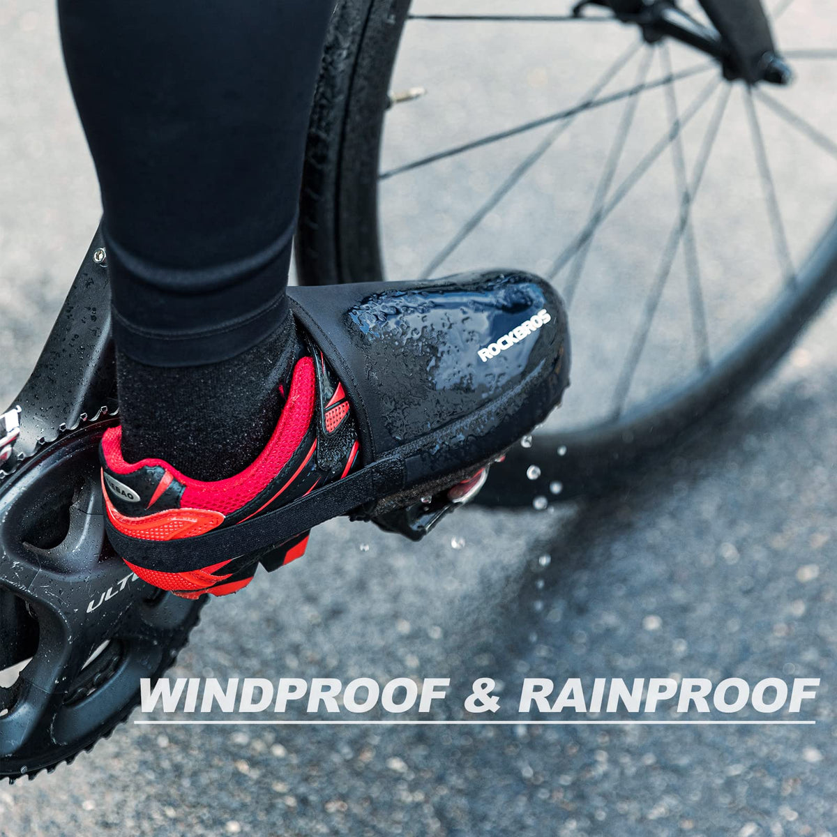 Thermische fietsschoen teenhoezen unisex