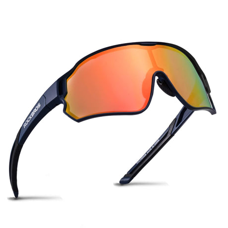 ROCKBROS gepolariseerde fietsbril uv400 full frame#kleur_marineblauw