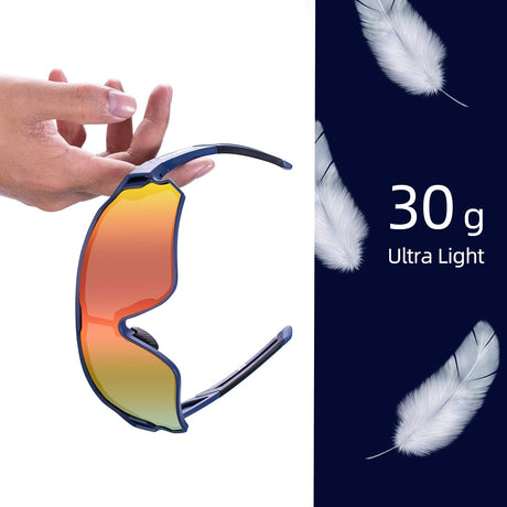 ROCKBROS gepolariseerde fietsbril uv400 full frame#kleur_marineblauw