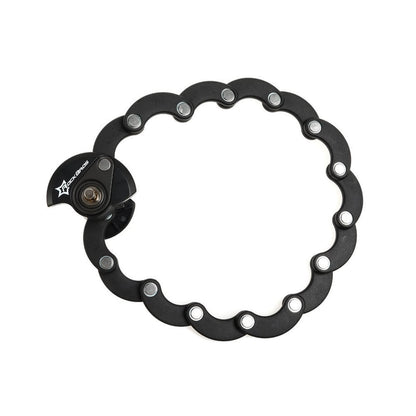 ROCKBROS vouwfietsslot antidiefstal legeringsslot met bevestigingsbeugel #Stijl_Rond