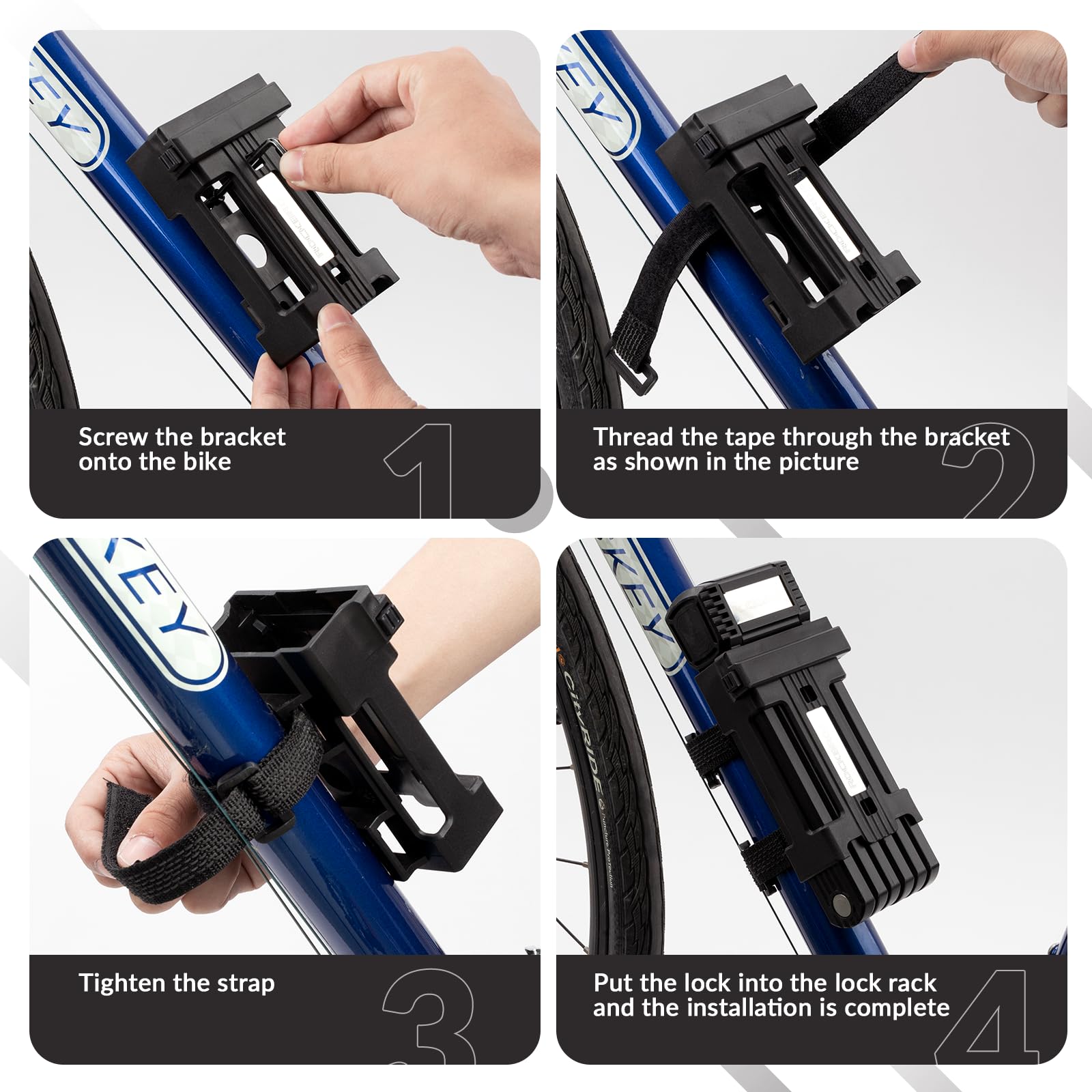 ROCKBROS vouwfietsslot zwaar legeringstaal antidiefstal #Stijl_88CM