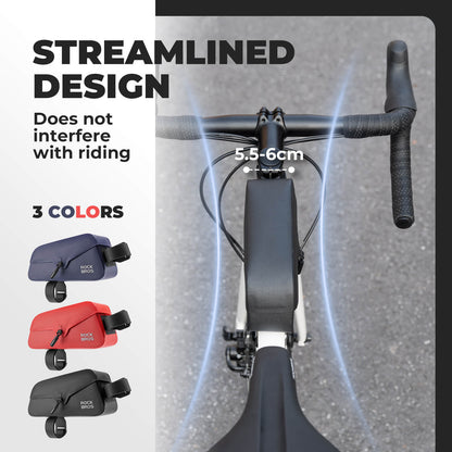ROCKBROS Frame Bag Magnetic Zipless Top Tube Bag 100% Waterproof 0.6L-0.9L - ROCKBROS-UK