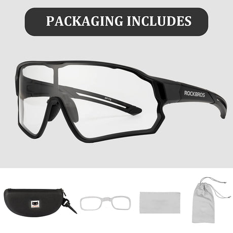 ROCKBROS fotochromische fietsbril full frame