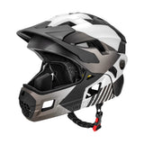 #Titanium ROCKBROS fullface kinderhelm voor bmx, mtb en skateboard met ventilatie