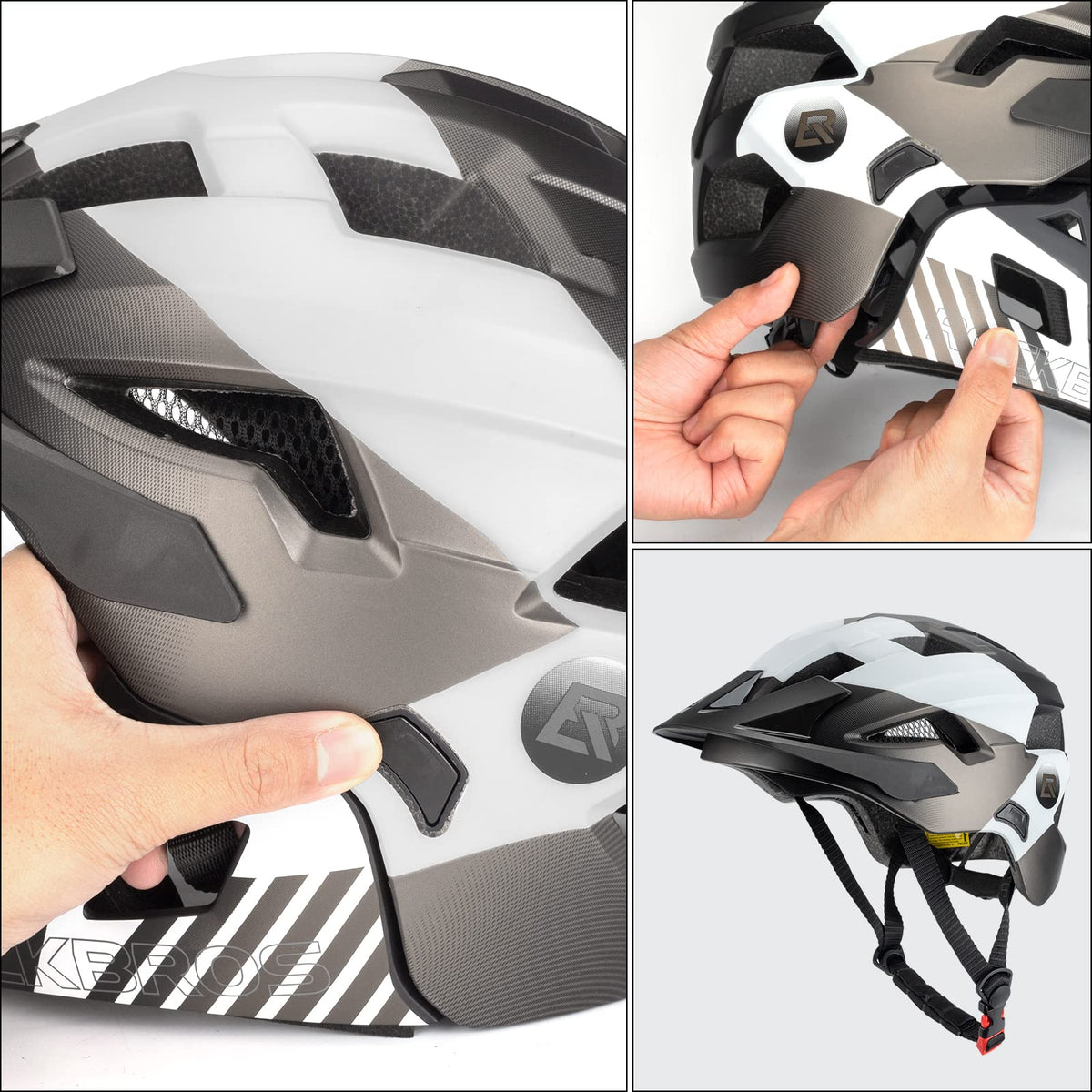 #Titanium ROCKBROS fullface kinderhelm voor bmx, mtb en skateboard met ventilatie