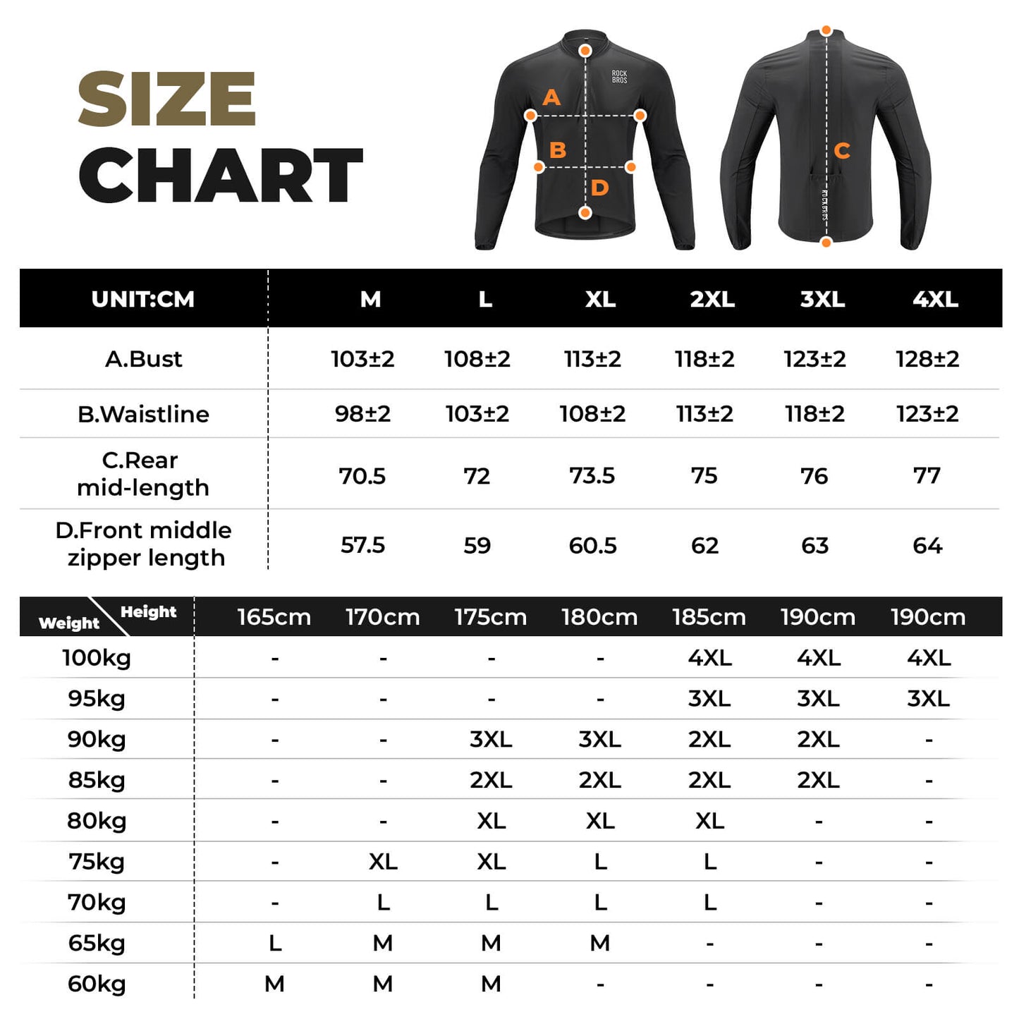 ROCKBROS long-seeved cycling windbreaker jas foldable#brown