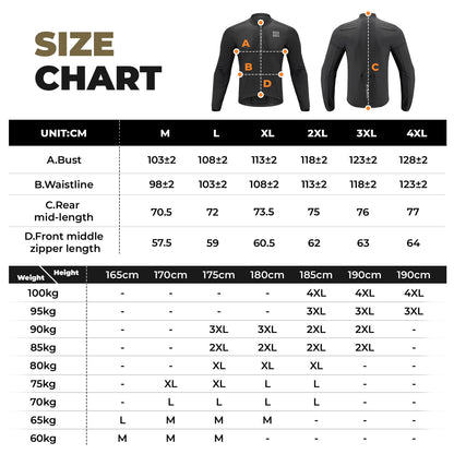 ROCKBROS long-seeved cycling windbreaker jas foldable#brown