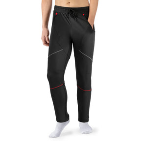 Thermische windwerende lange fietsbroek voor heren