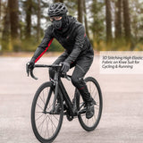 Thermische windwerende lange fietsbroek voor heren
