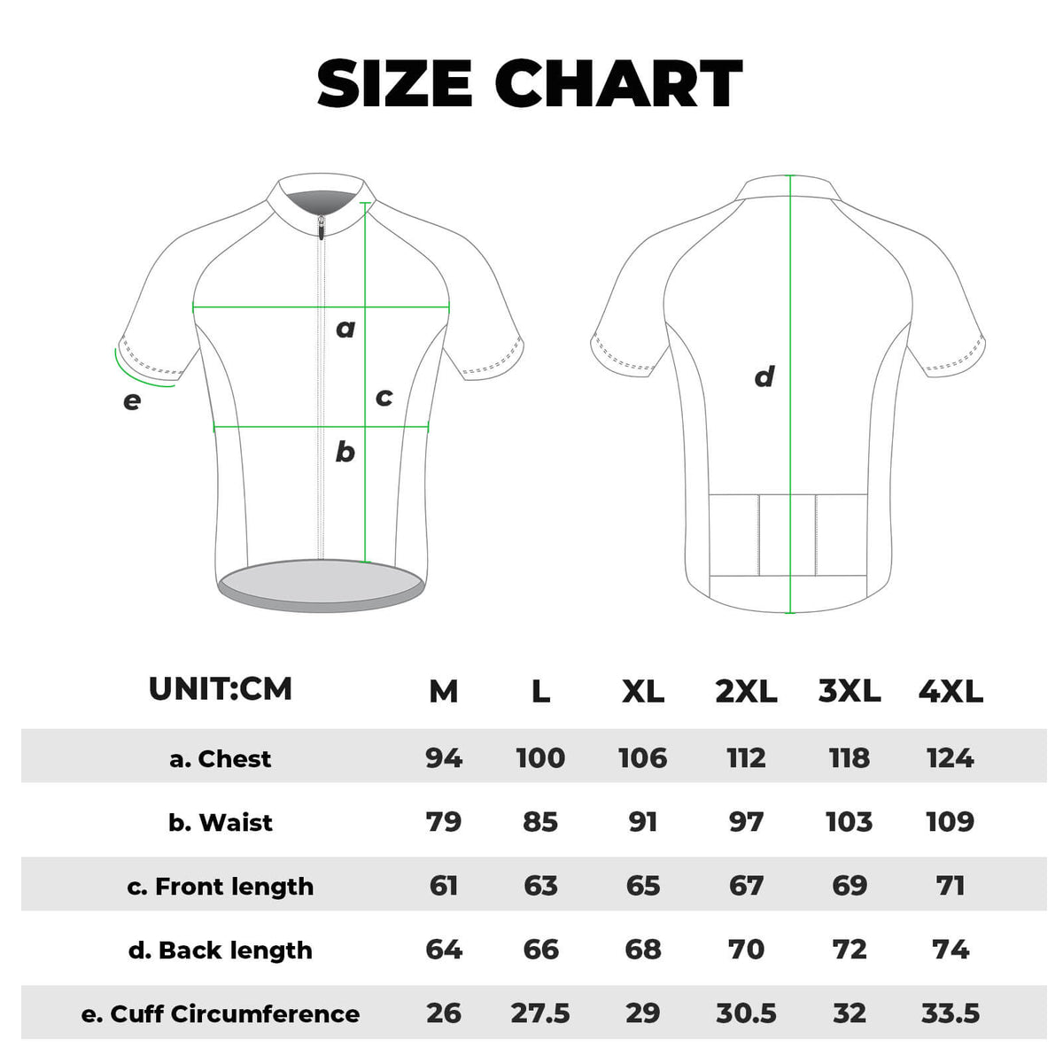 Heren fietsshirt met korte mouwen en reflecterende details